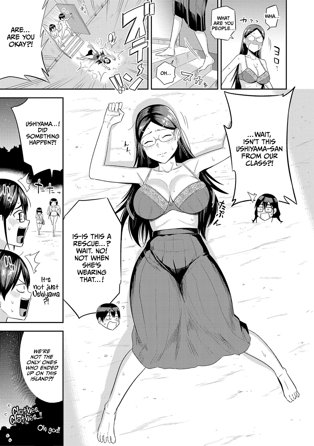 Hentai Manga Comic-Harem life on a deserted island with dirty girls who are curious about sex-Read-39